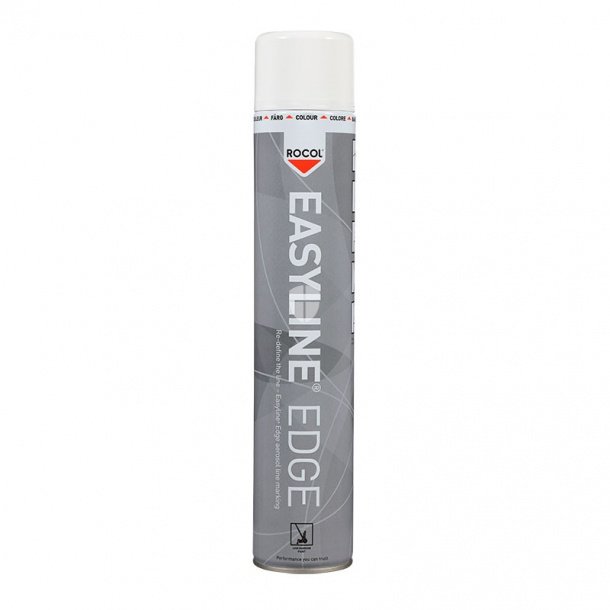 ROCOL Easyline Edge Markeringsspray Permanent til afstribning og opmrkning 750 ml hvid