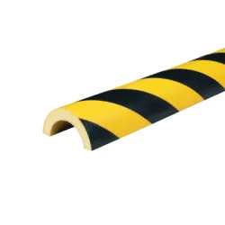 KNUFFI Rrbeskytter Profil R50 Freonfrit polyuretanskum Gul/Sort 
