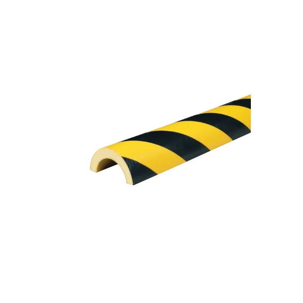 KNUFFI� R�rbeskytter Profil R50 Freonfrit polyuretanskum Gul/Sort 