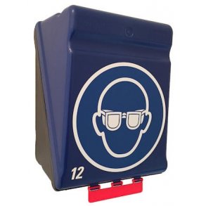Gebra SecuBox Maxi Opbevaringsboks til 12 Briller Bl