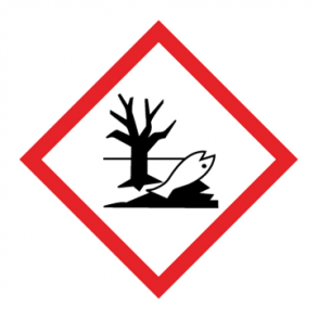 Skilt GHS Faresymboler GHS09 Miljfarlig Hazardous to the environment