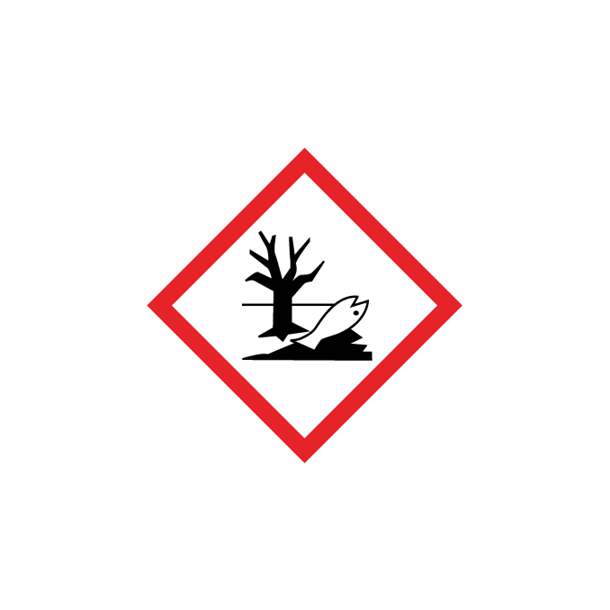Skilt GHS Faresymboler GHS09 Milj�farlig Hazardous to the environment