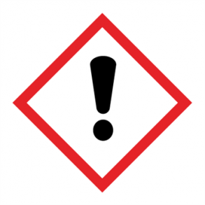 Skilt GHS Faresymboler GHS07 Sundhedsskadelig Exclamation Mark