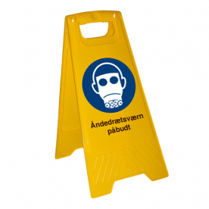 Skilt Fritstende ndedrtsvrn pbudt