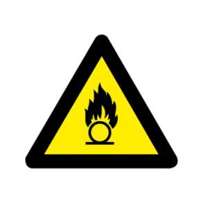 Skilt Advarselsskilt A363 Brandnrende