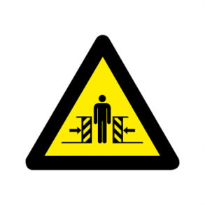 Skilt Advarselsskilt A374 Fare for kvstelser 