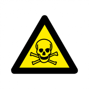 Skilt Advarselsskilt A355 Giftige stoffer