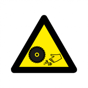 Skilt Advarselsskilt A375 Pas p fingrene