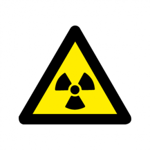 Skilt Advarselsskilt A356 Radioaktive stoffer 