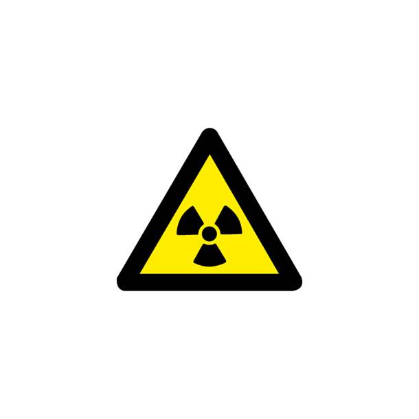 Skilt Advarselsskilt A356 Radioaktive stoffer 