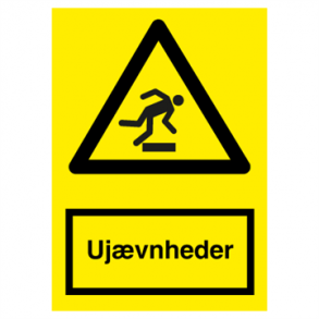 Skilt Advarselsskilt Ujvnheder