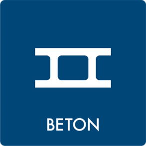 Skilt Affald Beton