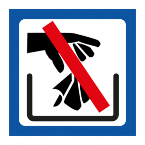 Skilt Piktogrammer Affald forbudt symbol