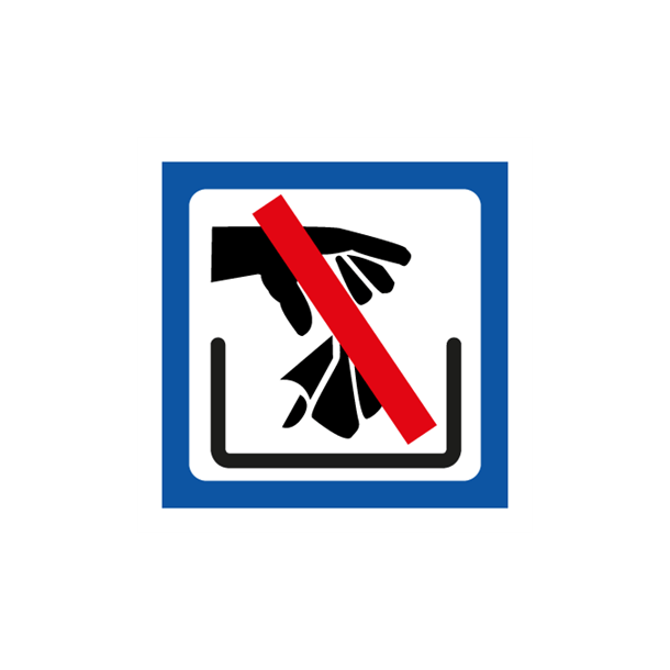 Skilt Piktogrammer Affald forbudt symbol