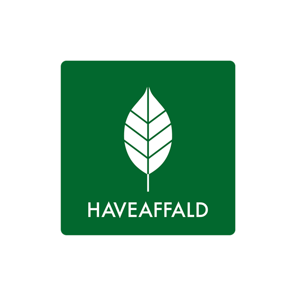 Skilt Affald Haveaffald min. 10 stk