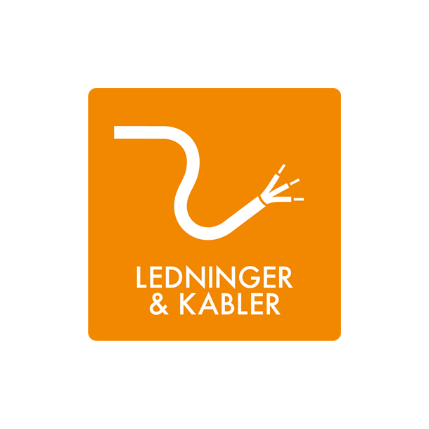 Skilt Affald Ledninger og kabler