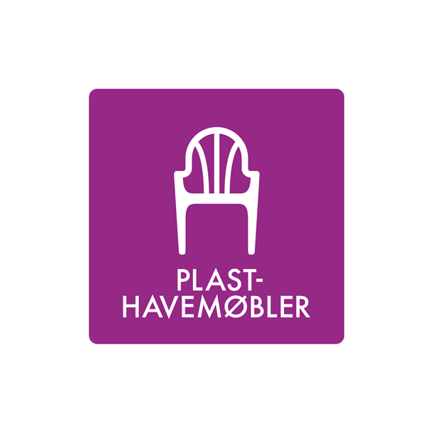 Skilt Affald Plast Havem�bler min. 10 stk