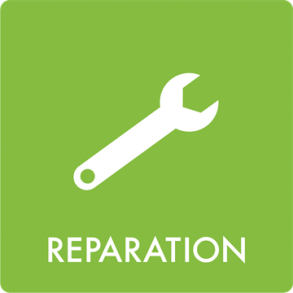 Skilt Affald reparation