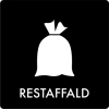 Skilt Affald Restaffald