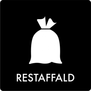 Skilt Affald Restaffald