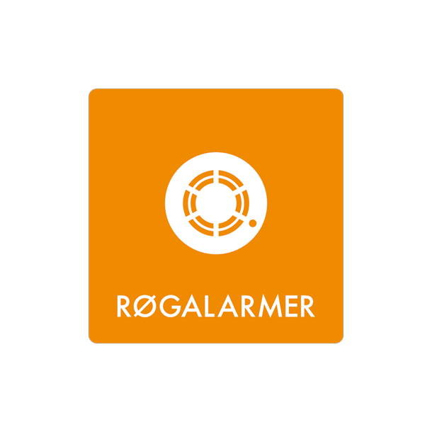 Skilt Affald R�galarmer