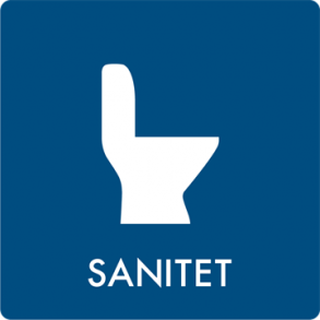 Skilt Affald Sanitet