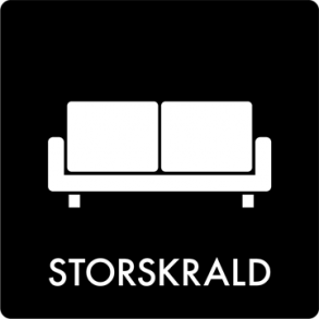 Skilt Storskrald