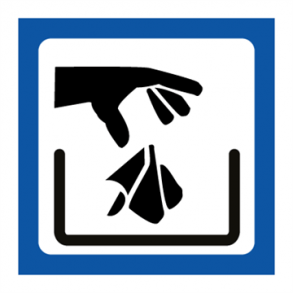 Skilt Piktogrammer Affald symbol