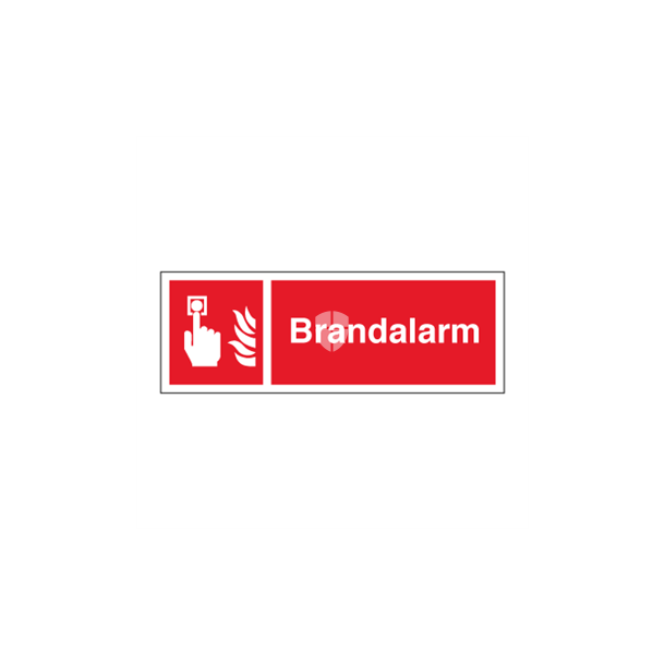 Skilt Brand Brandalarm