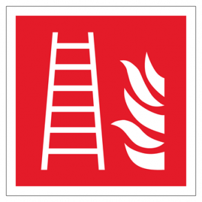 Skilt Brand Redningsstige 