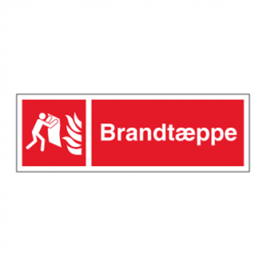 Skilt Brand Brandtppe aflangt 