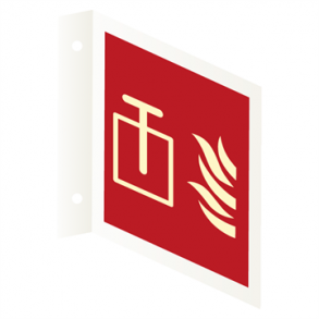 Skilt Brand Efterlysende L-skilt Hndsprjtebatteri