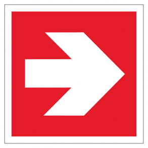 Skilt Brand Retningspil