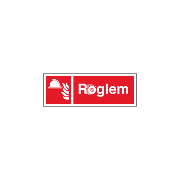 Skilt Brand aflangt Rglem