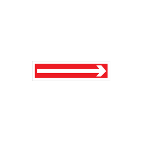 Skilt Brand Lang pil