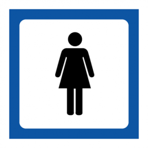 Skilt Piktogrammer Dame symbol