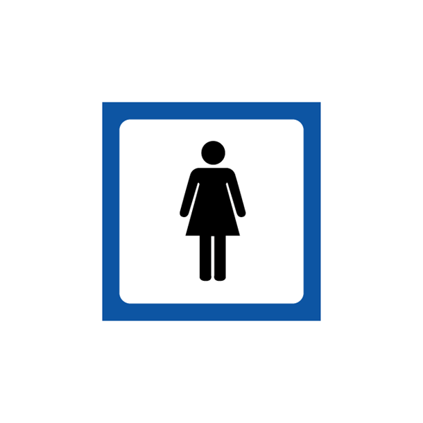 Skilt Piktogrammer Dame symbol