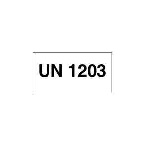 Skilt Fareseddel UN 1203