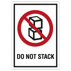 Skilt Faremrkat Do not stack 