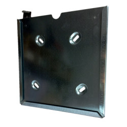 Skilt Fareseddel 30 x 30 cm skilteholder til ADR fareseddel p aluminiumsplade