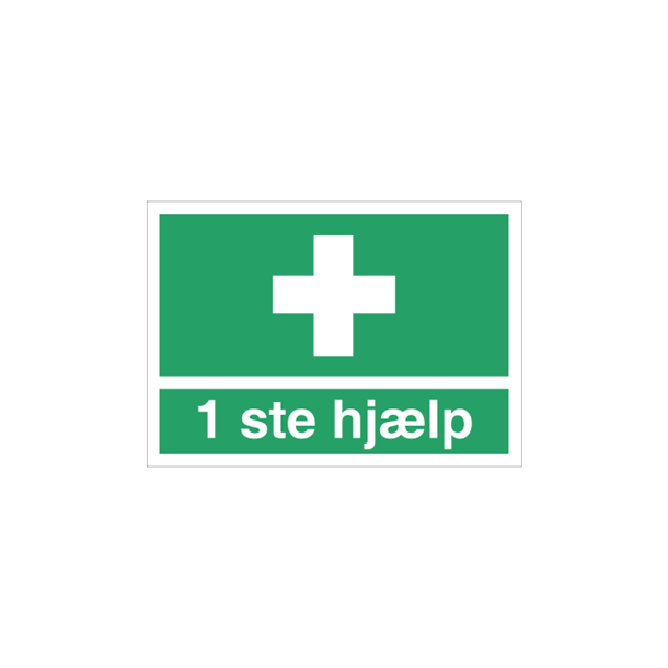 Skilt Flugtvejsskilt Henvisningsskilt F�rstehj�lp