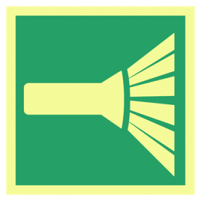 Skilt Flugtvejsskilt efterlysende nd- og henvisningsskilt Ndlygte