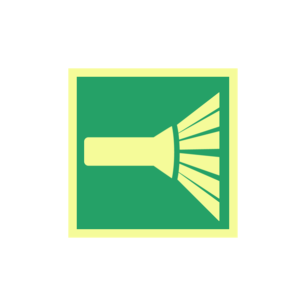 Skilt Flugtvejsskilt efterlysende n�d- og henvisningsskilt N�dlygte