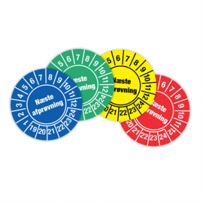 Skilt Kalibreringsmrker ark 10 stk Nste afprvning