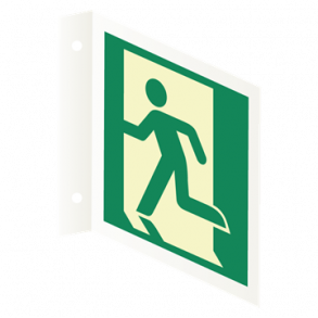 Skilt Flugtvejsskilt Efterlysende L-skilt Flugtvejsdr 