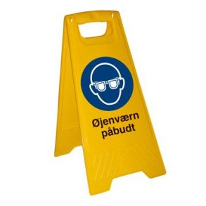 Skilt Fritstende jenvrn pbudt