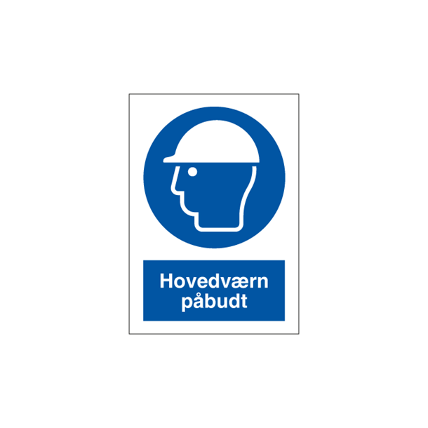 Skilt P�budsskilt Hovedv�rn p�budt