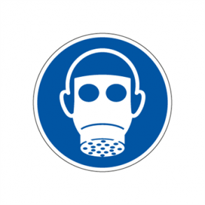 Skilt Pbudsskilt rund ndedrtsvrn pbudt