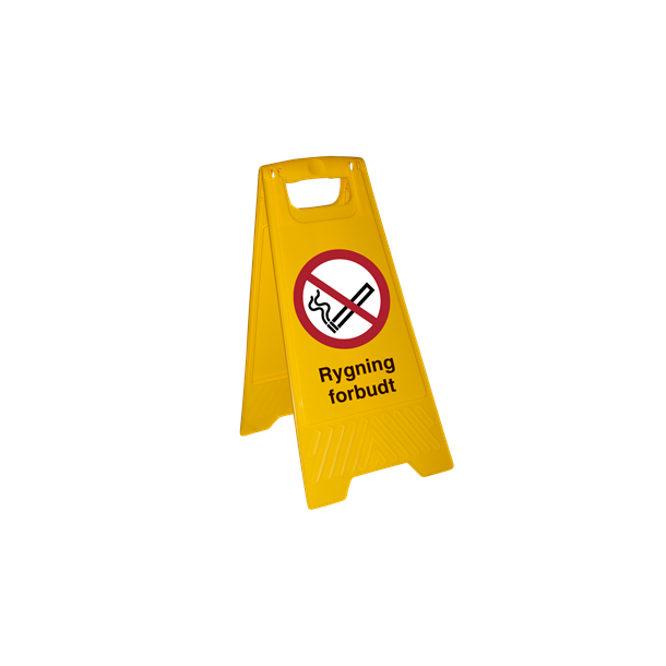 Skilt Fritst�ende Advarsel Rygning forbudt