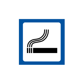 Skilt Piktogrammer Rygning tilladt symbol